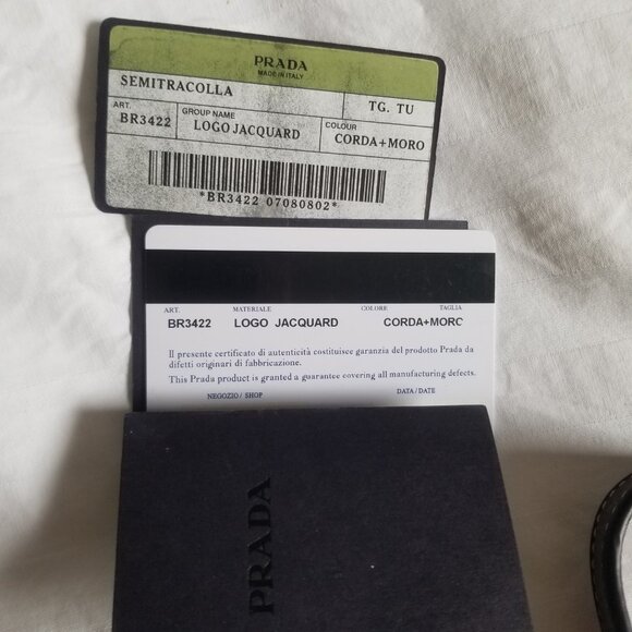 Authentic Prada Canvas and Leather Bag - Picture 4 of 10